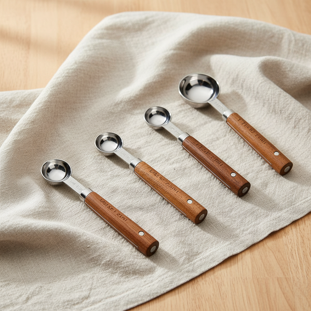 Set de Cuillères Doseuses en Bois