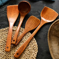 Set de Cuillères en Bois Massif