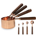 Set de Cuillères Doseuses en Acier Inoxydable – Manche en Bois